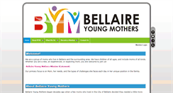 Desktop Screenshot of bellaireyoungmothers.org