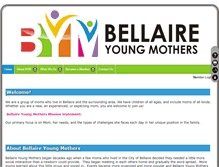 Tablet Screenshot of bellaireyoungmothers.org